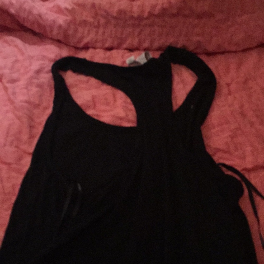 Basic Black Racerback Top - Picture 2 of 2